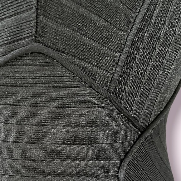 TOPSHOP Black Cap Sleeve Bodycon Mini Size 4 - Picture 4 of 4